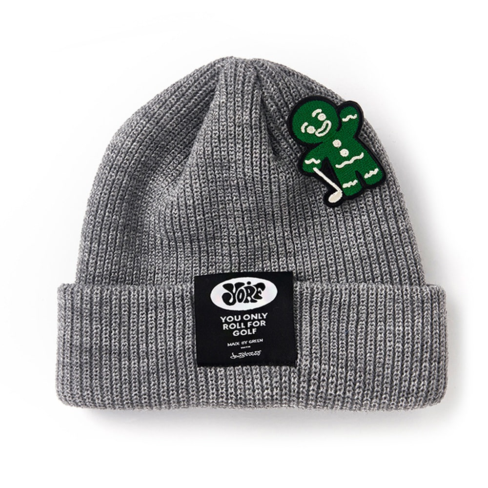 YORF COLORED SHORT BEANIE GRAY