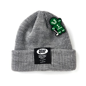 YORF COLORED SHORT BEANIE GRAY