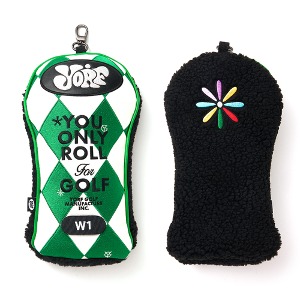 YORF 22 ARGYLE GREEN HEAD COVER DRIVER